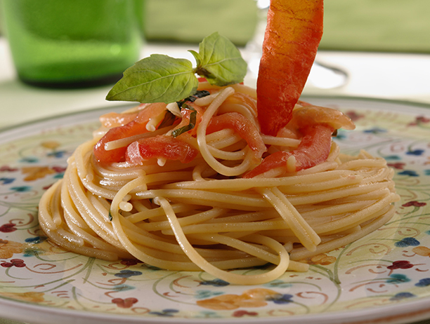 Ricetta Spaghetti alla crudaiola