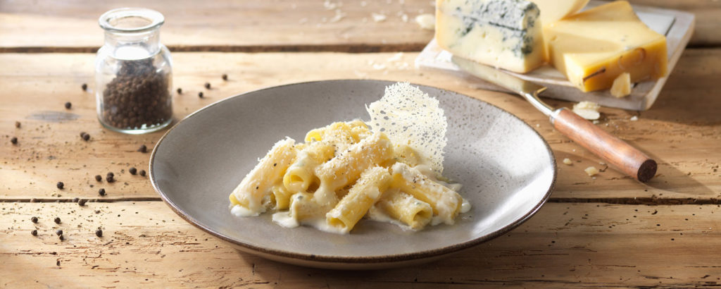 Recipe - Rigatoni with 4 cheeses - Academia Barilla